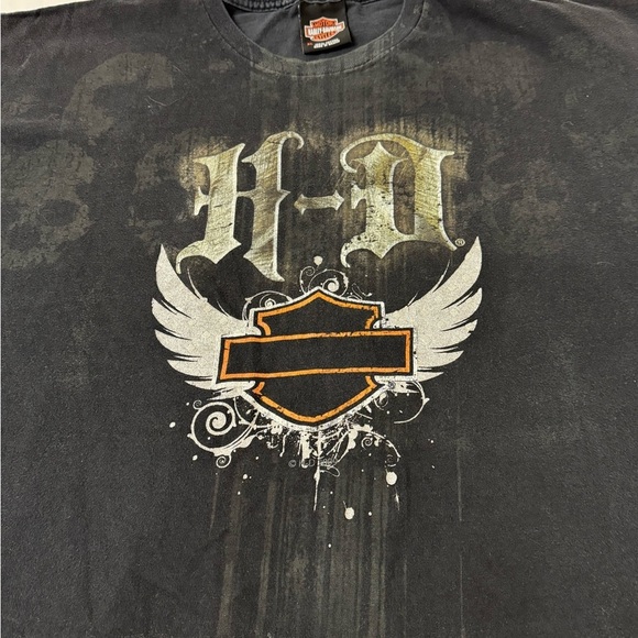 Harley-Davidson Other - Harley-Davidson Graphic Skull Jamaica Respect Mon! Distressed Tee XL Rare Cotton